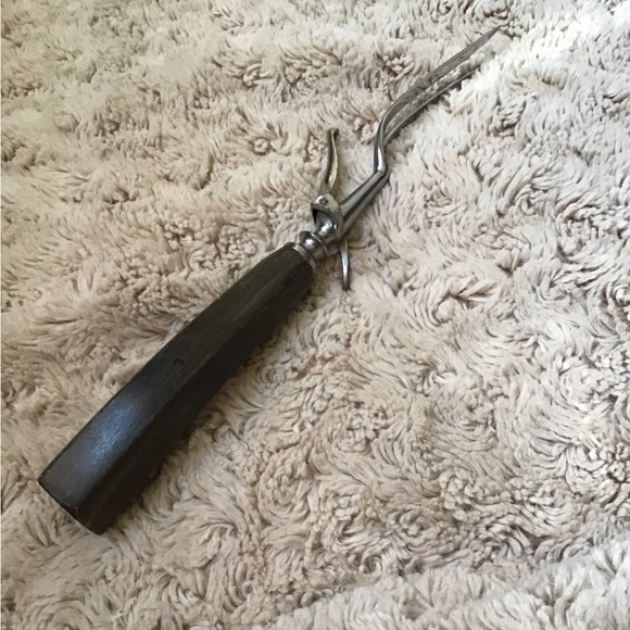 Vintage Horn Handled Meat Fork - Picture 2 of 3